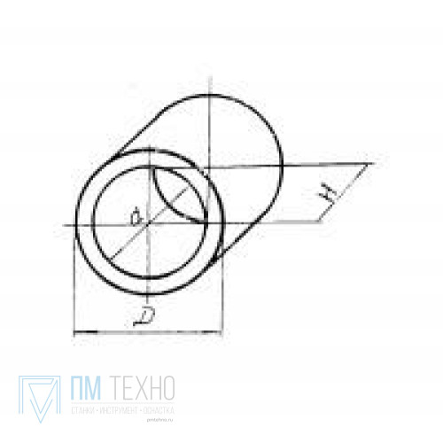 Втулка кондукторная чертеж